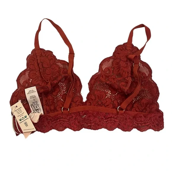 Hot as Hell Hah Chi Bralittle Lace Bralette Brown Sugar - Picture 5 of 7